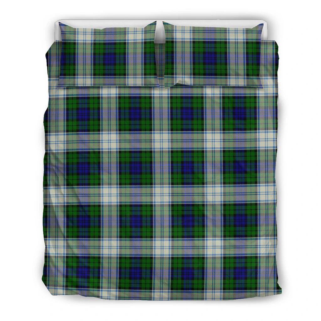Blackwatch Dress Modern Clan Bedding Set, Scottish Tartan Blackwatch Dress Modern Clans Bedding Set