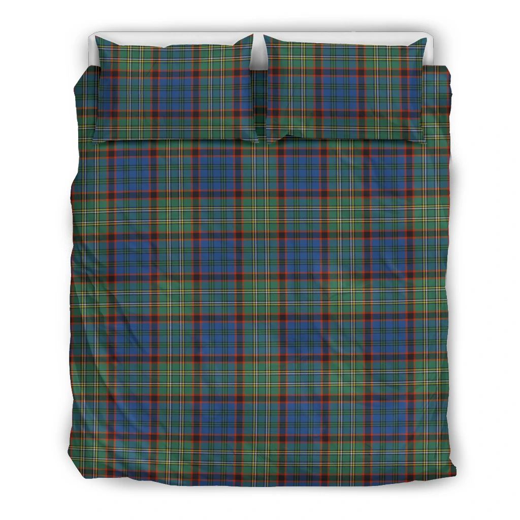 Nicolson Hunting Clan Bedding Set, Scottish Tartan Nicolson Hunting Clans Bedding Set