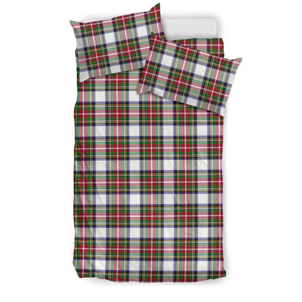 Stewart Dress Modern Clan Bedding Set, Scottish Tartan Stewart Dress Modern Clans Bedding Set