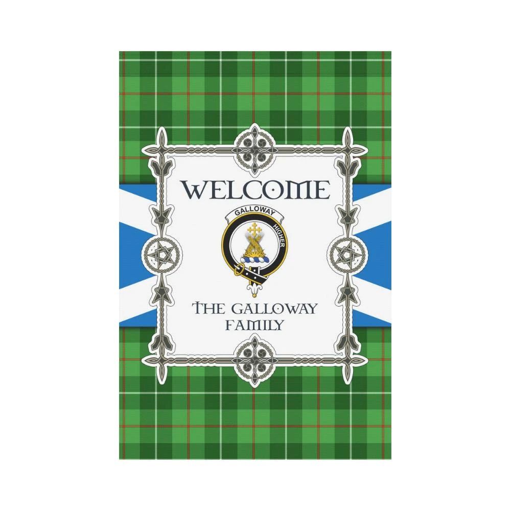 Galloway Clan Garden Flag, Scottish Tartan Galloway Clans Garden Flag New Style