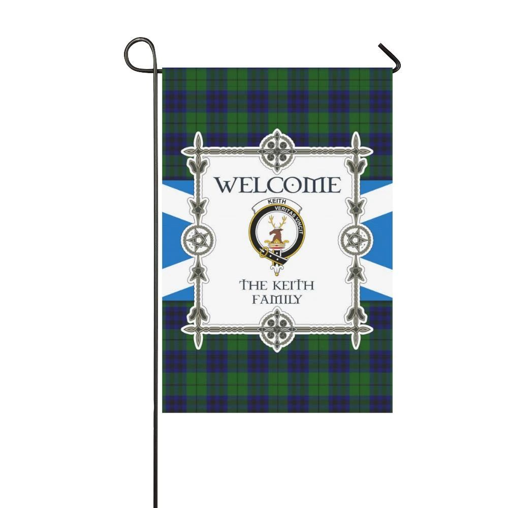 Keith Clan Garden Flag, Scottish Tartan Keith Clans Garden Flag New Style