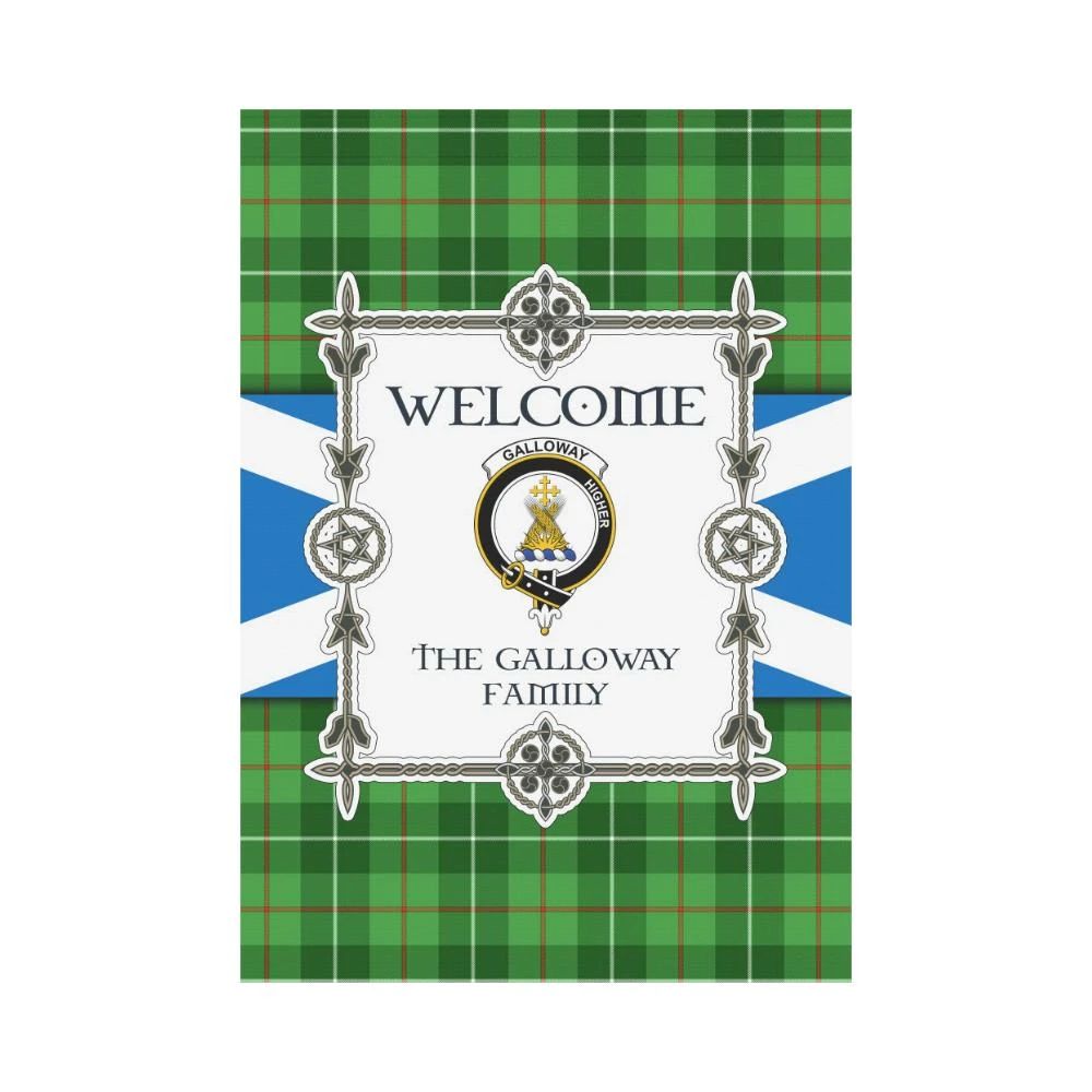 Galloway Clan Garden Flag, Scottish Tartan Galloway Clans Garden Flag New Style