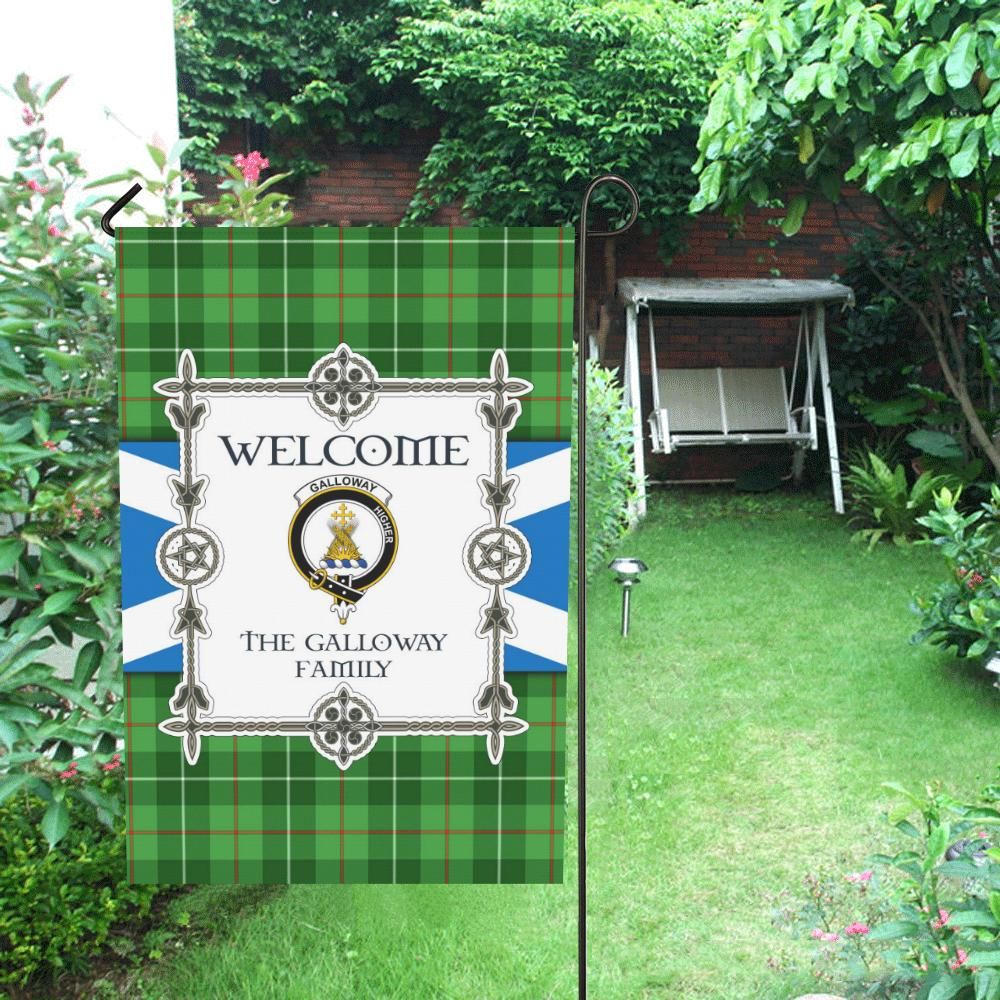 Galloway Clan Garden Flag, Scottish Tartan Galloway Clans Garden Flag New Style