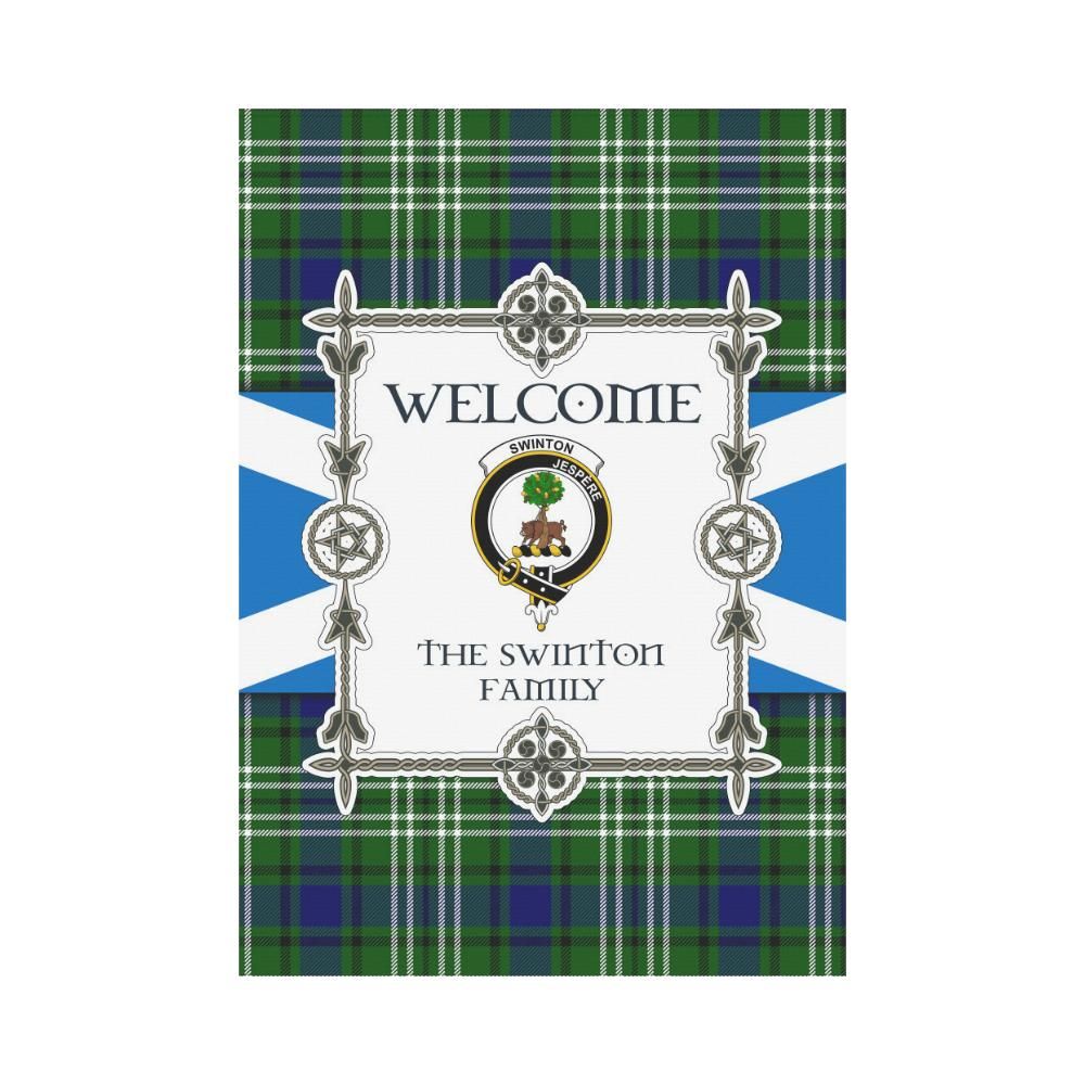 Swinton Clan Garden Flag, Scottish Tartan Swinton Clans Garden Flag New Style