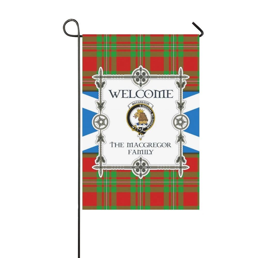 Macgregor Clan Garden Flag, Scottish Tartan Macgregor Clans Garden Flag New Style