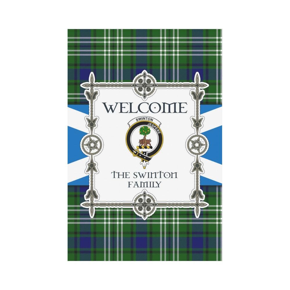 Swinton Clan Garden Flag, Scottish Tartan Swinton Clans Garden Flag New Style