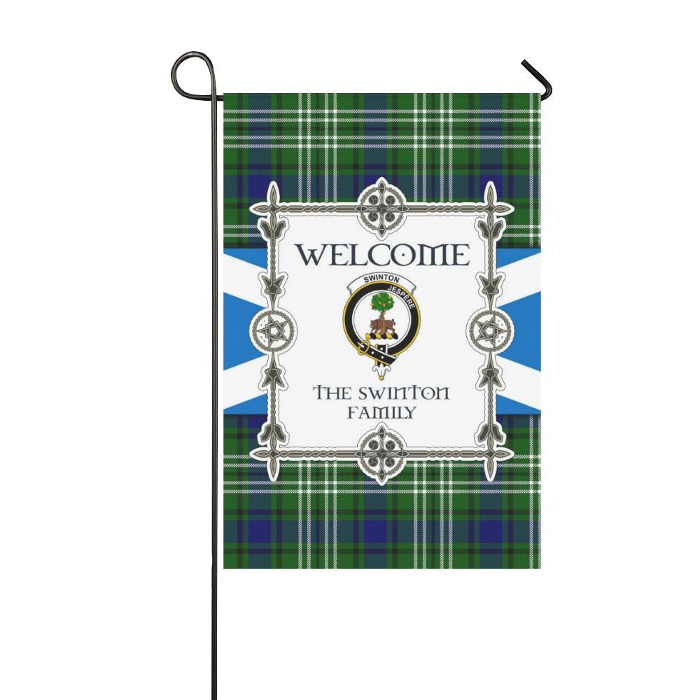 Swinton Clan Garden Flag, Scottish Tartan Swinton Clans Garden Flag New Style