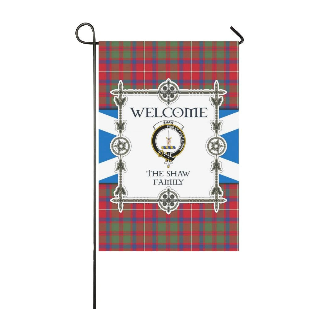 Shaw Clan Garden Flag, Scottish Tartan Shaw Clans Garden Flag New Style