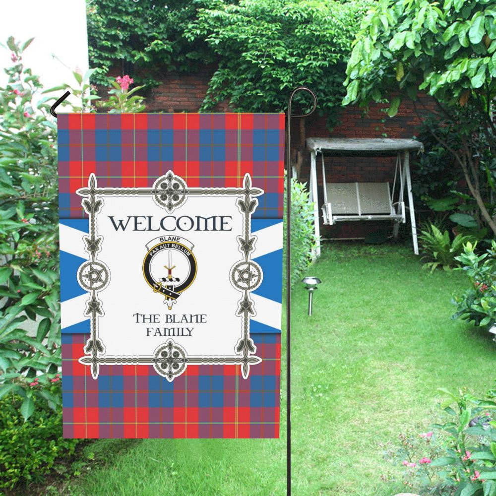 Blane Clan Garden Flag, Scottish Tartan Blane Clans Garden Flag New Style