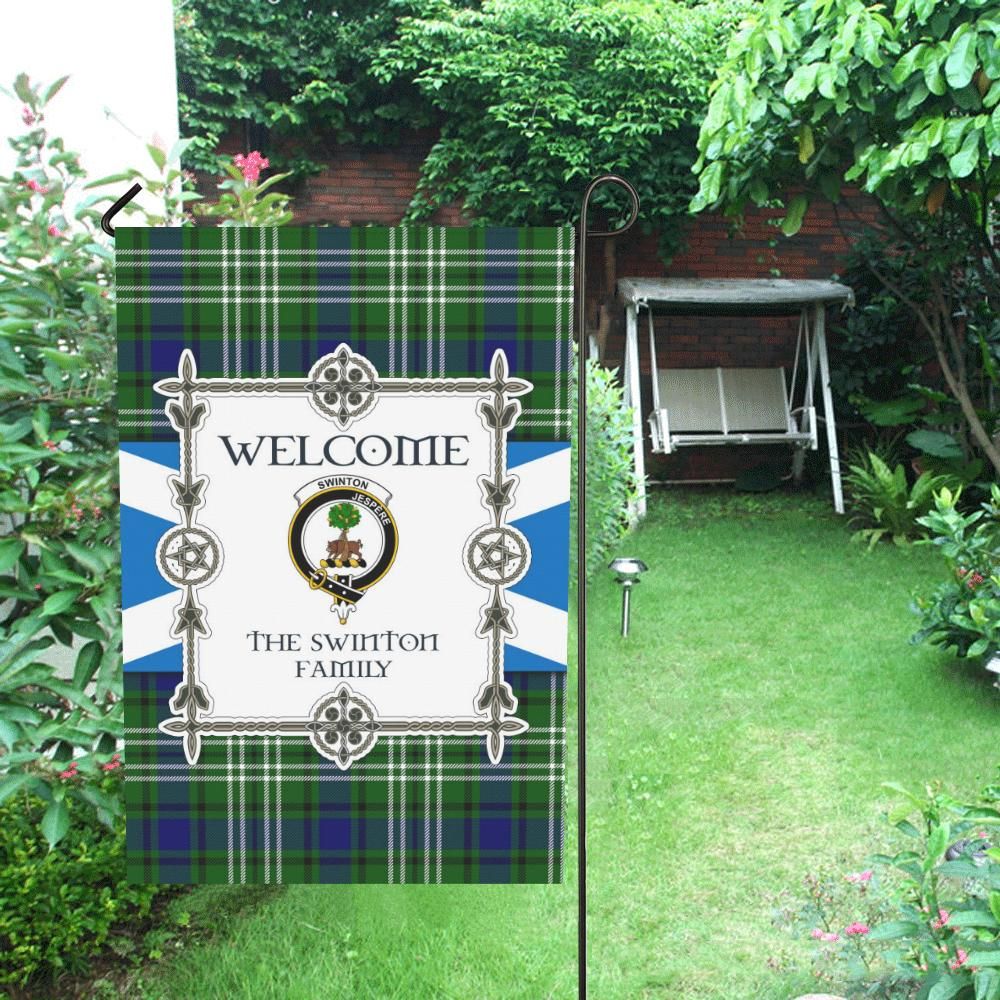 Swinton Clan Garden Flag, Scottish Tartan Swinton Clans Garden Flag New Style