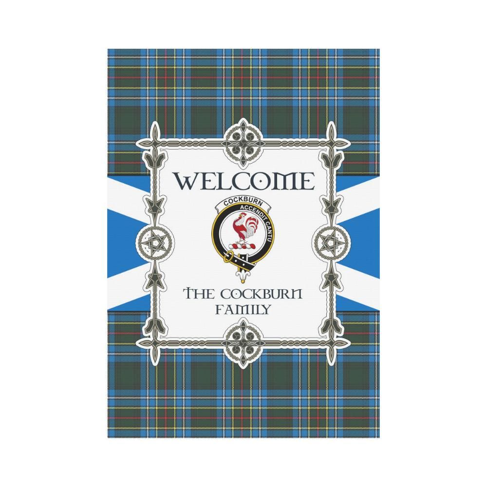 Cockburn Clan Garden Flag, Scottish Tartan Cockburn Clans Garden Flag New Style