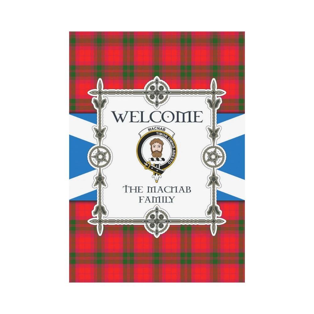 Macnab Clan Garden Flag, Scottish Tartan Macnab Clans Garden Flag New Style