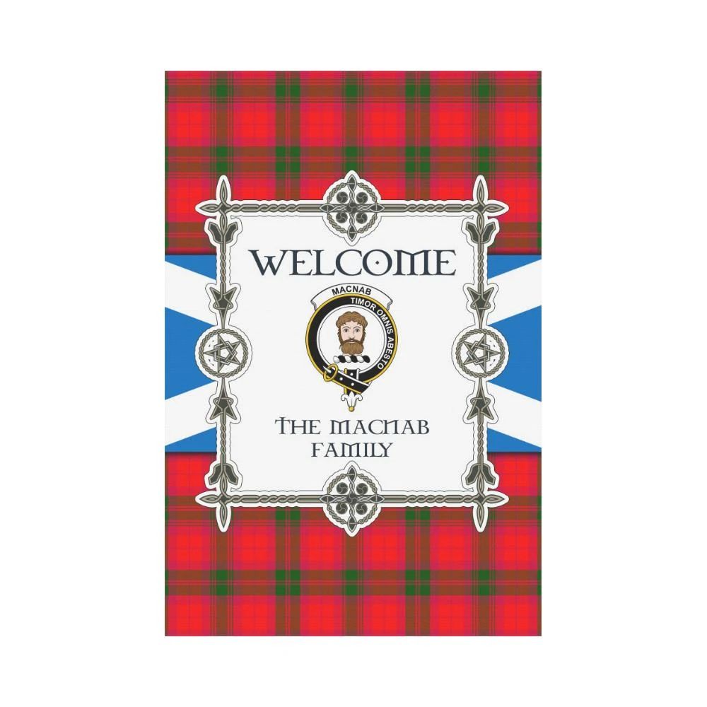 Macnab Clan Garden Flag, Scottish Tartan Macnab Clans Garden Flag New Style