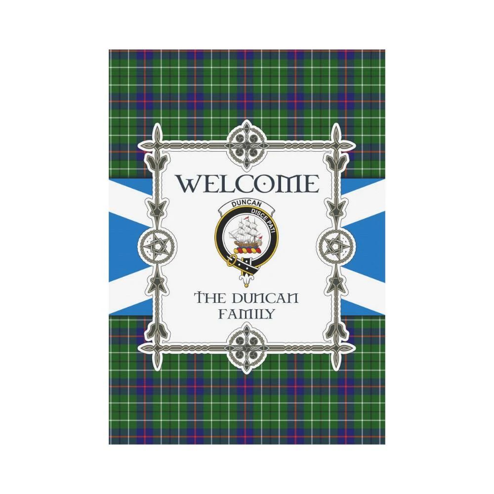 Duncan Clan Garden Flag, Scottish Tartan Duncan Clans Garden Flag New Style