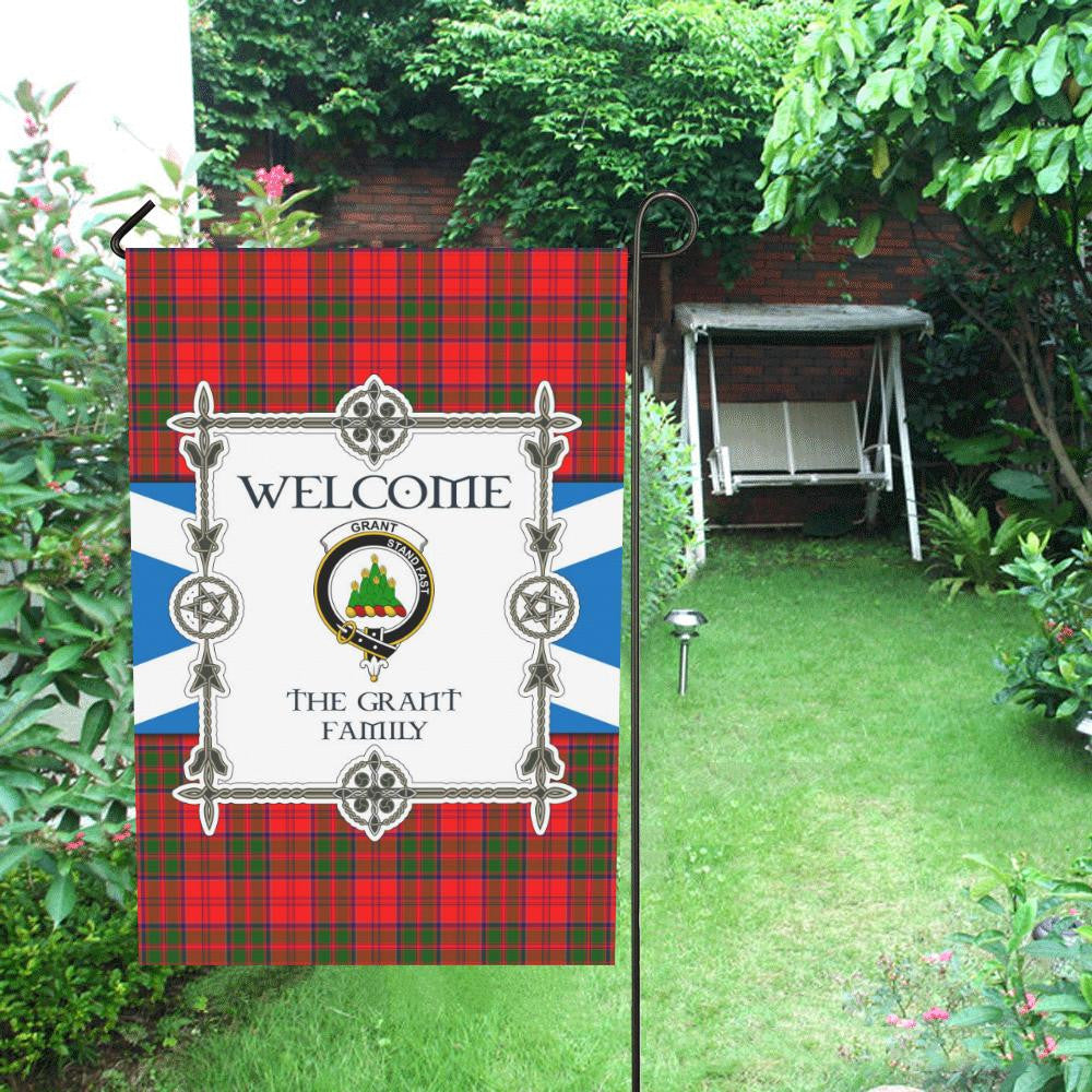 Grant Clan Garden Flag, Scottish Tartan Grant Clans Garden Flag New Style