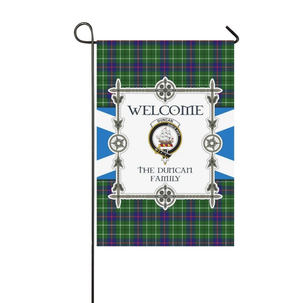Duncan Clan Garden Flag, Scottish Tartan Duncan Clans Garden Flag New Style