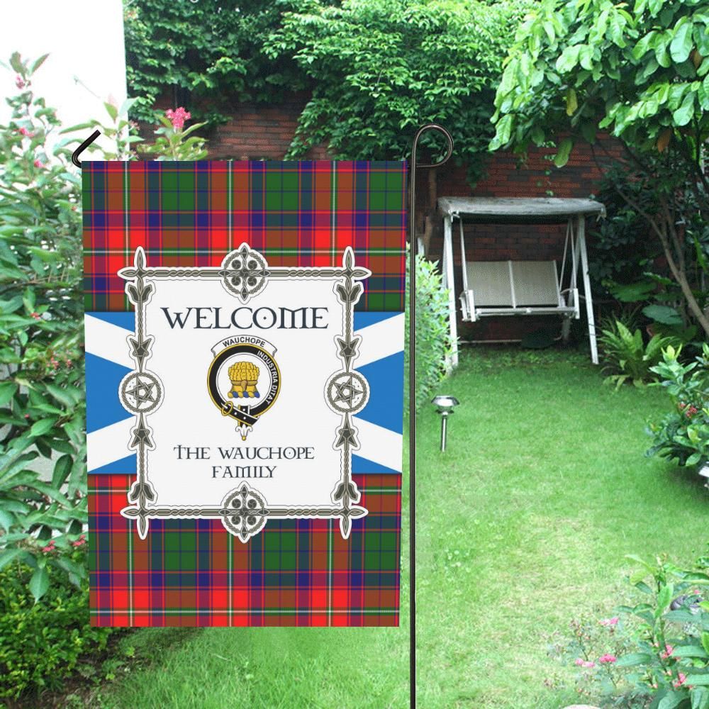 Wauchope Clan Garden Flag, Scottish Tartan Wauchope Clans Garden Flag New Style