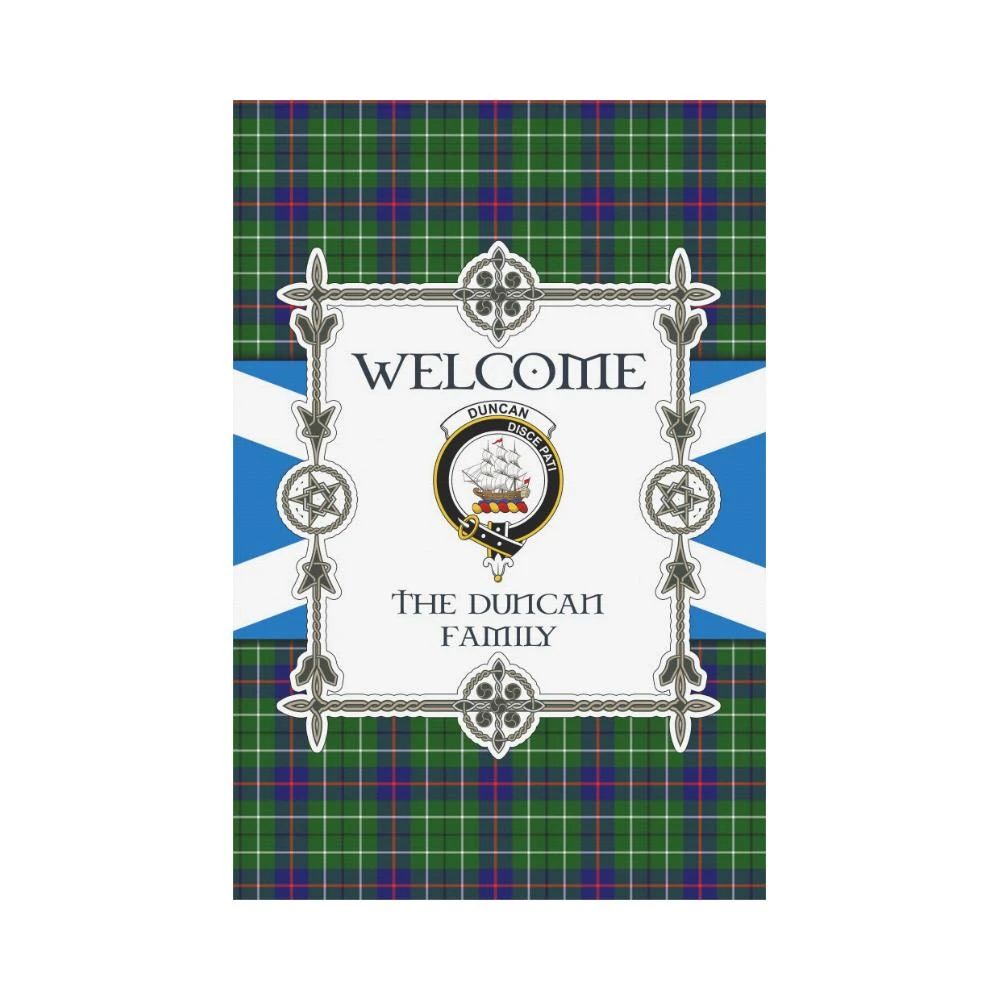 Duncan Clan Garden Flag, Scottish Tartan Duncan Clans Garden Flag New Style