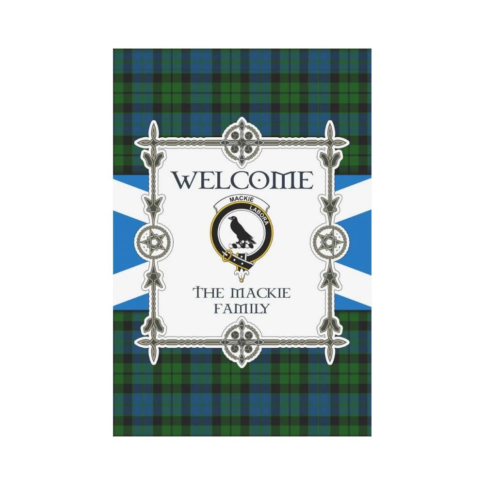 Mackie Clan Garden Flag, Scottish Tartan Mackie Clans Garden Flag New Style