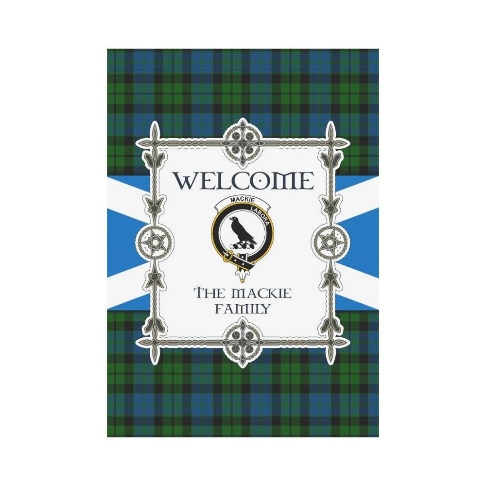 Mackie Clan Garden Flag, Scottish Tartan Mackie Clans Garden Flag New Style