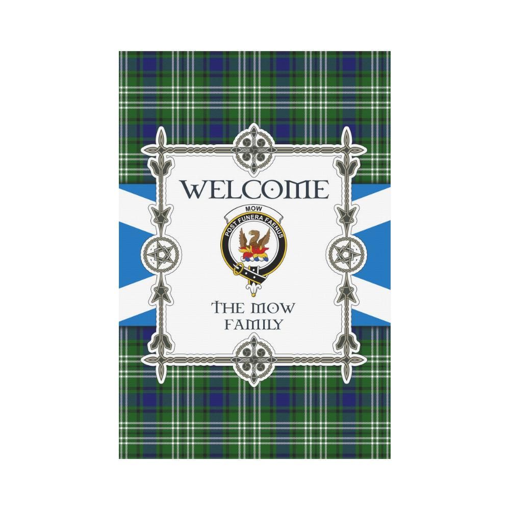 Mow Clan Garden Flag, Scottish Tartan Mow Clans Garden Flag New Style