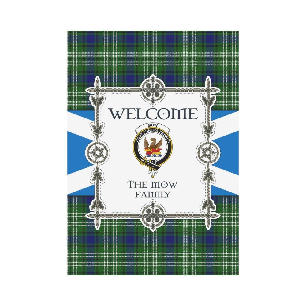 Mow Clan Garden Flag, Scottish Tartan Mow Clans Garden Flag New Style