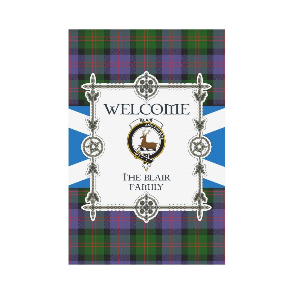 Blair Clan Garden Flag, Scottish Tartan Blair Clans Garden Flag New Style