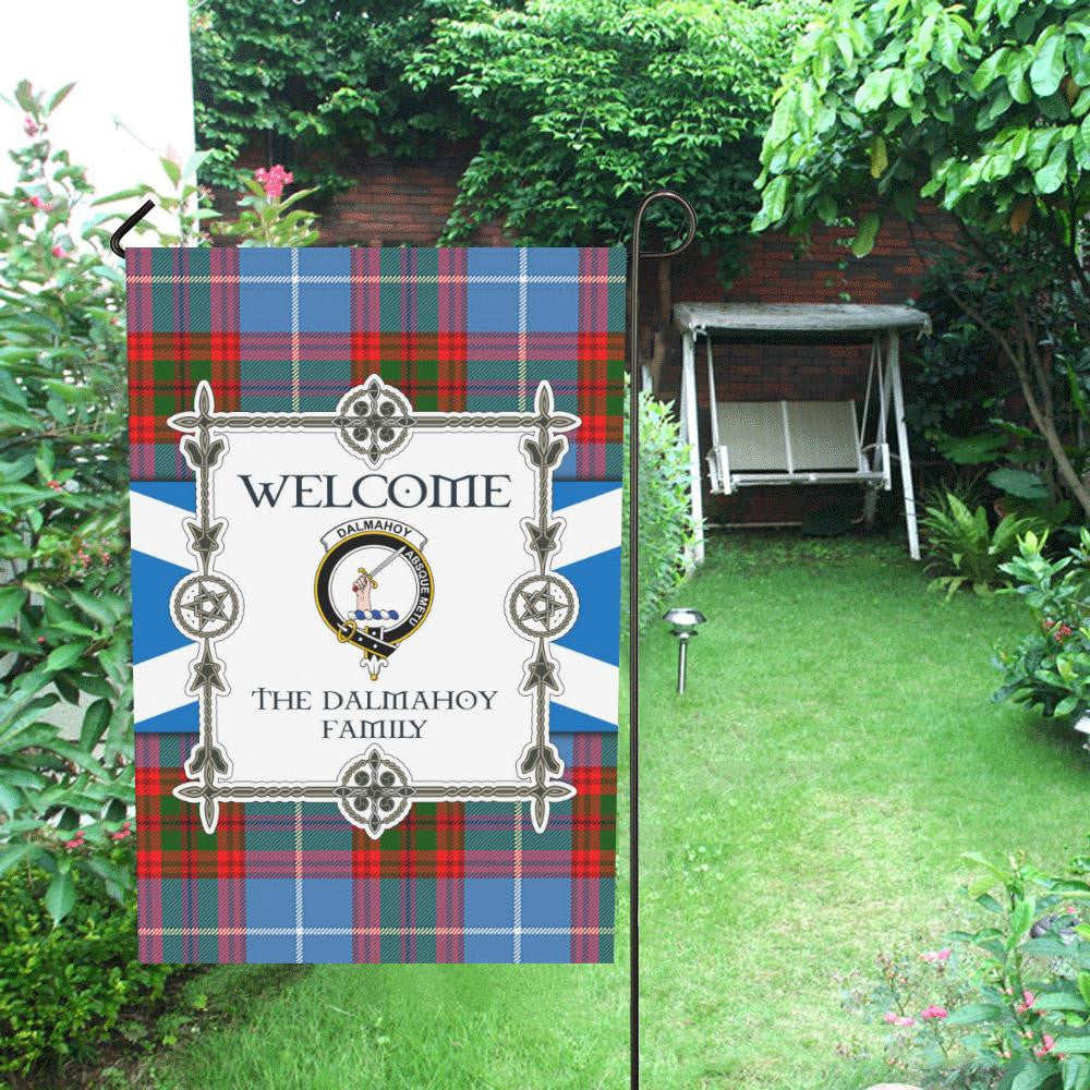 Dalmahoy Clan Garden Flag, Scottish Tartan Dalmahoy Clans Garden Flag New Style