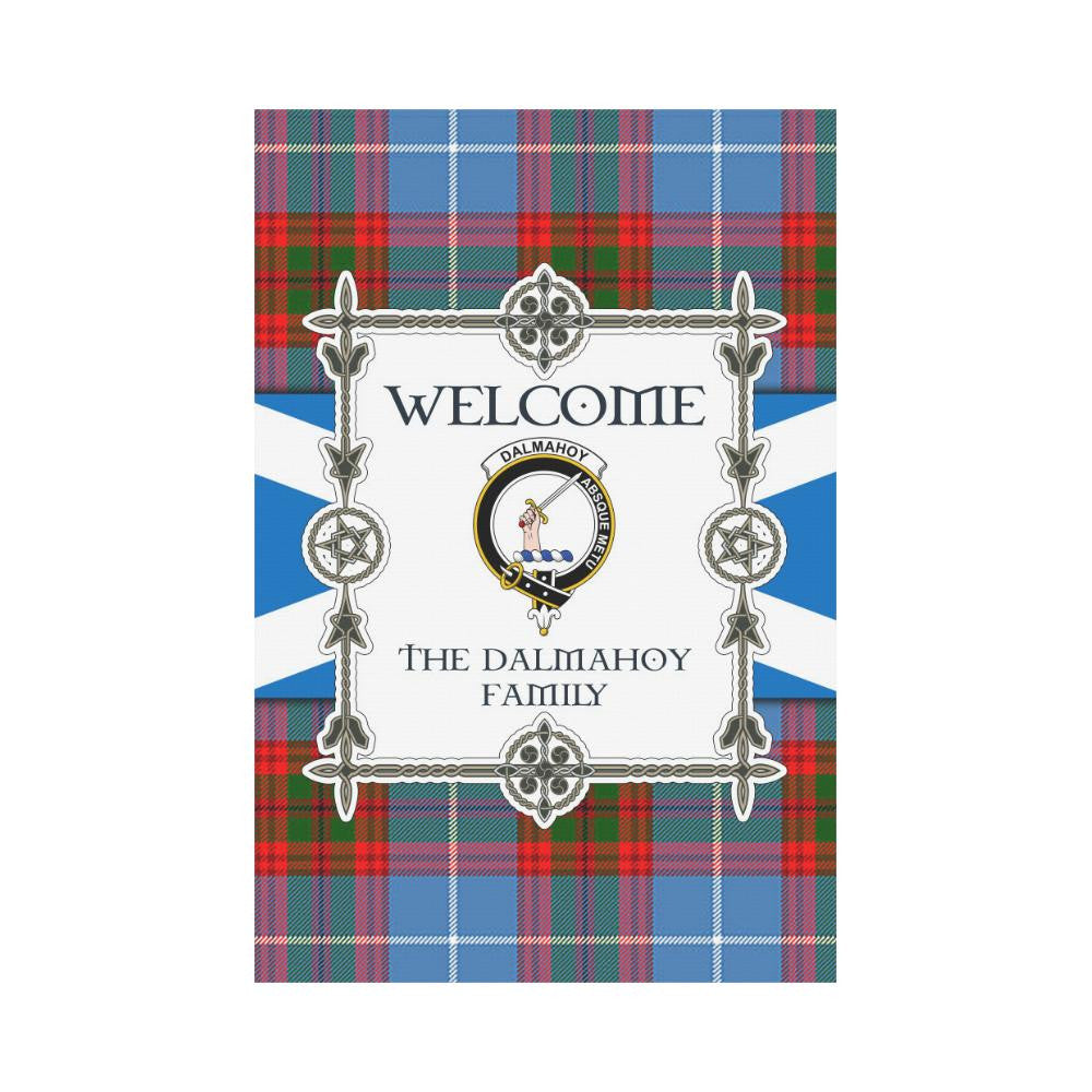 Dalmahoy Clan Garden Flag, Scottish Tartan Dalmahoy Clans Garden Flag New Style