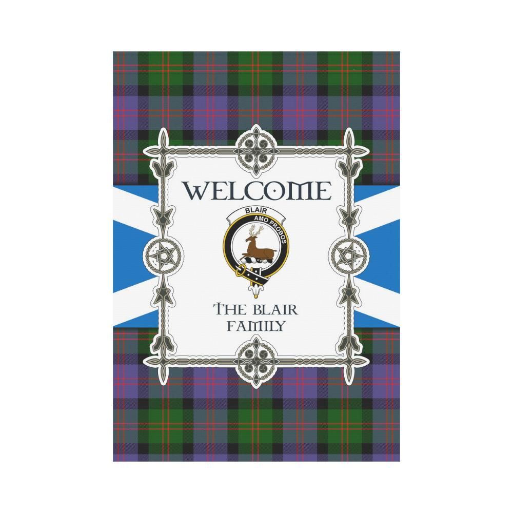 Blair Clan Garden Flag, Scottish Tartan Blair Clans Garden Flag New Style
