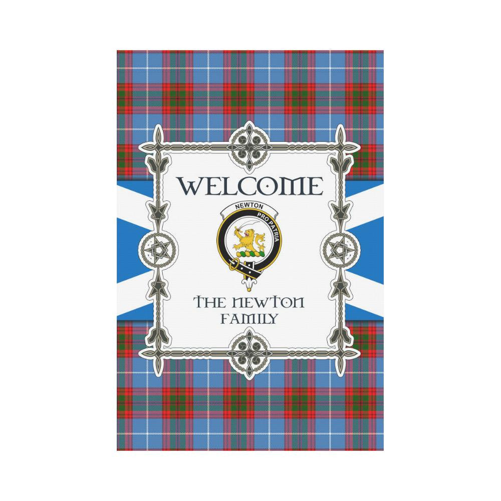 Newton Clan Garden Flag, Scottish Tartan Newton Clans Garden Flag New Style