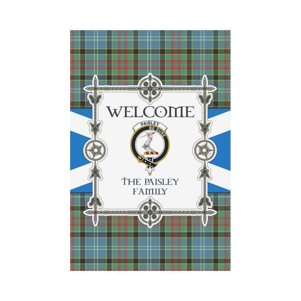 Paisley Clan Garden Flag, Scottish Tartan Paisley Clans Garden Flag New Style