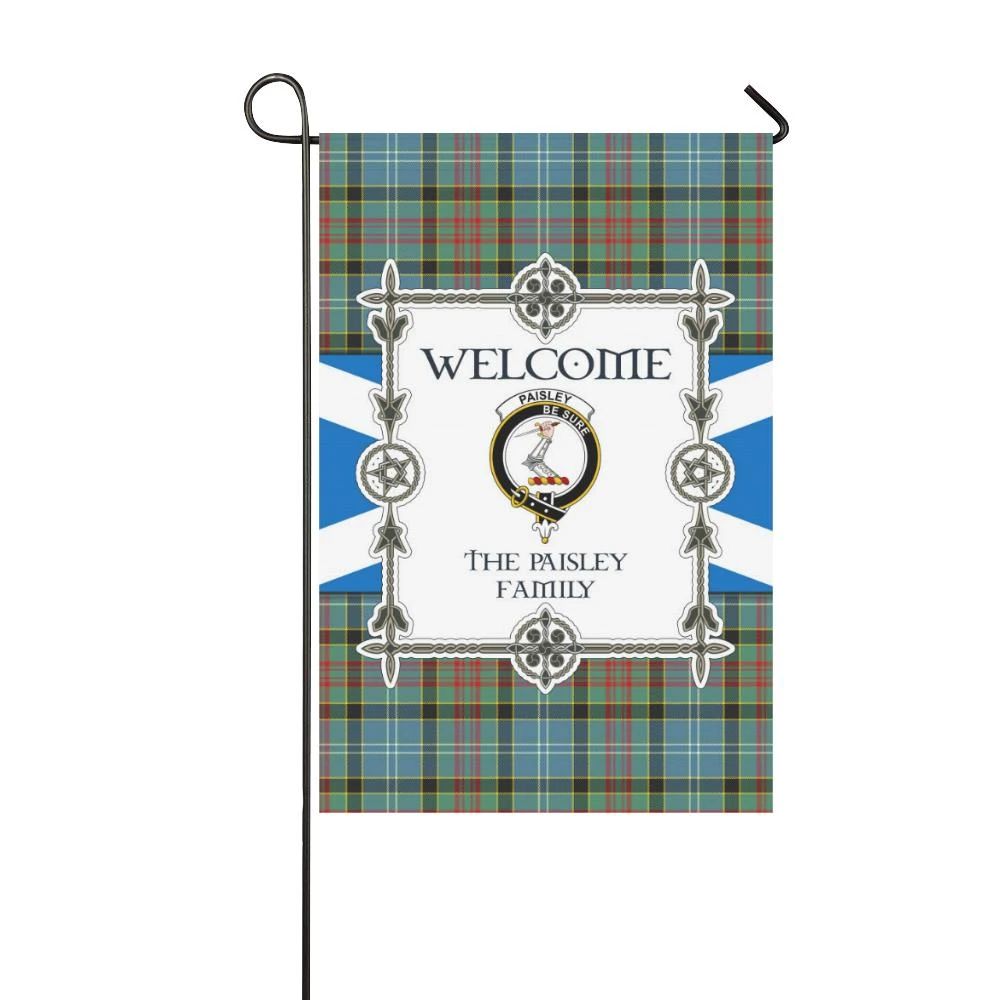 Paisley Clan Garden Flag, Scottish Tartan Paisley Clans Garden Flag New Style