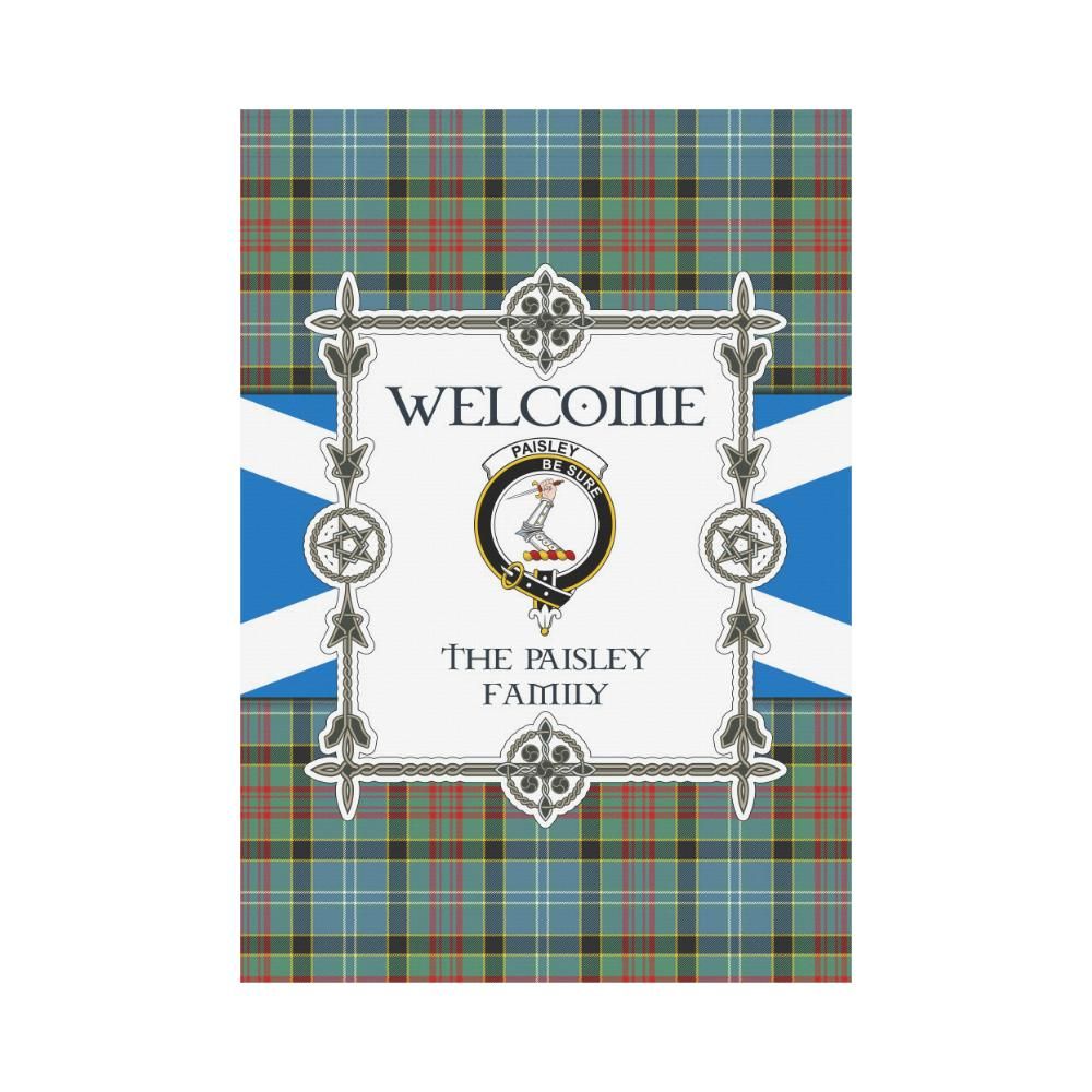 Paisley Clan Garden Flag, Scottish Tartan Paisley Clans Garden Flag New Style