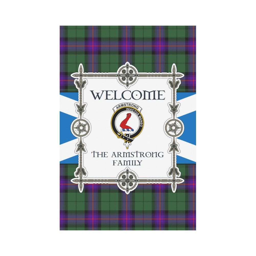 Armstrong Clan Garden Flag, Scottish Tartan Armstrong Clans Garden Flag New Style