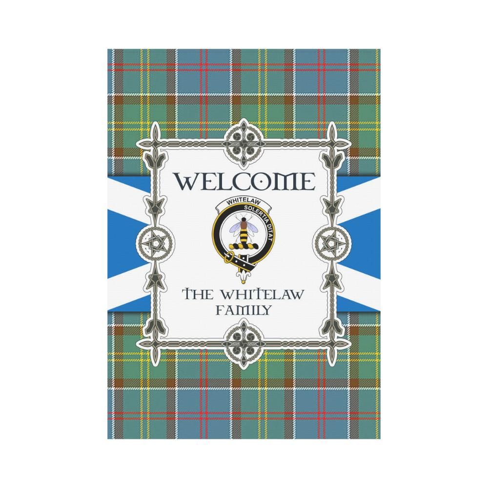 Whitelaw Clan Garden Flag, Scottish Tartan Whitelaw Clans Garden Flag New Style