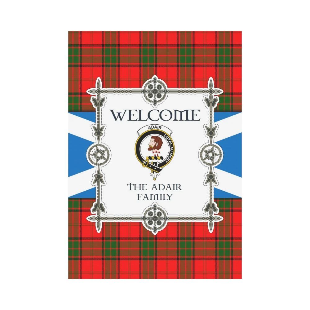 Adair Clan Garden Flag, Scottish Tartan Adair Clans Garden Flag New Style