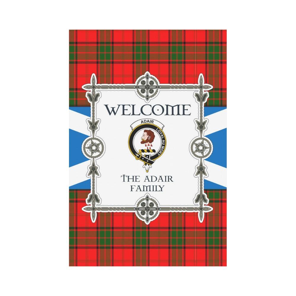 Adair Clan Garden Flag, Scottish Tartan Adair Clans Garden Flag New Style