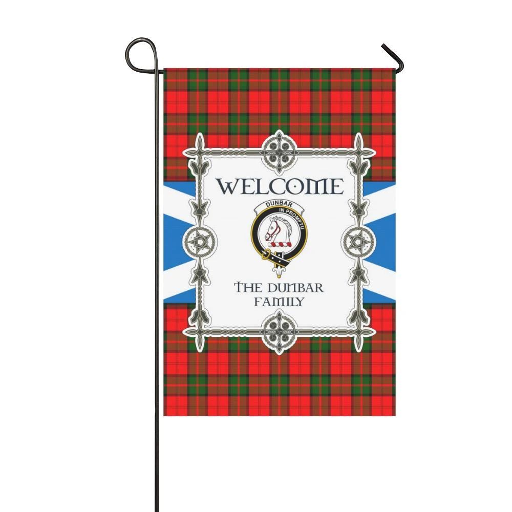 Dunbar Clan Garden Flag, Scottish Tartan Dunbar Clans Garden Flag New Style