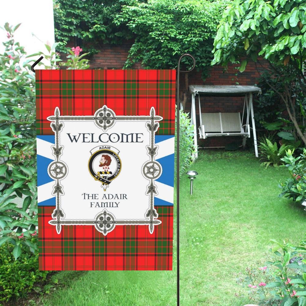 Adair Clan Garden Flag, Scottish Tartan Adair Clans Garden Flag New Style