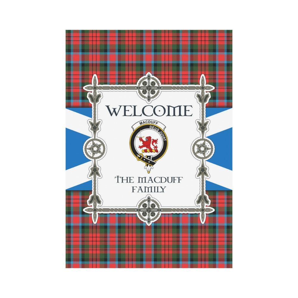 Macduff Clan Garden Flag, Scottish Tartan Macduff Clans Garden Flag New Style