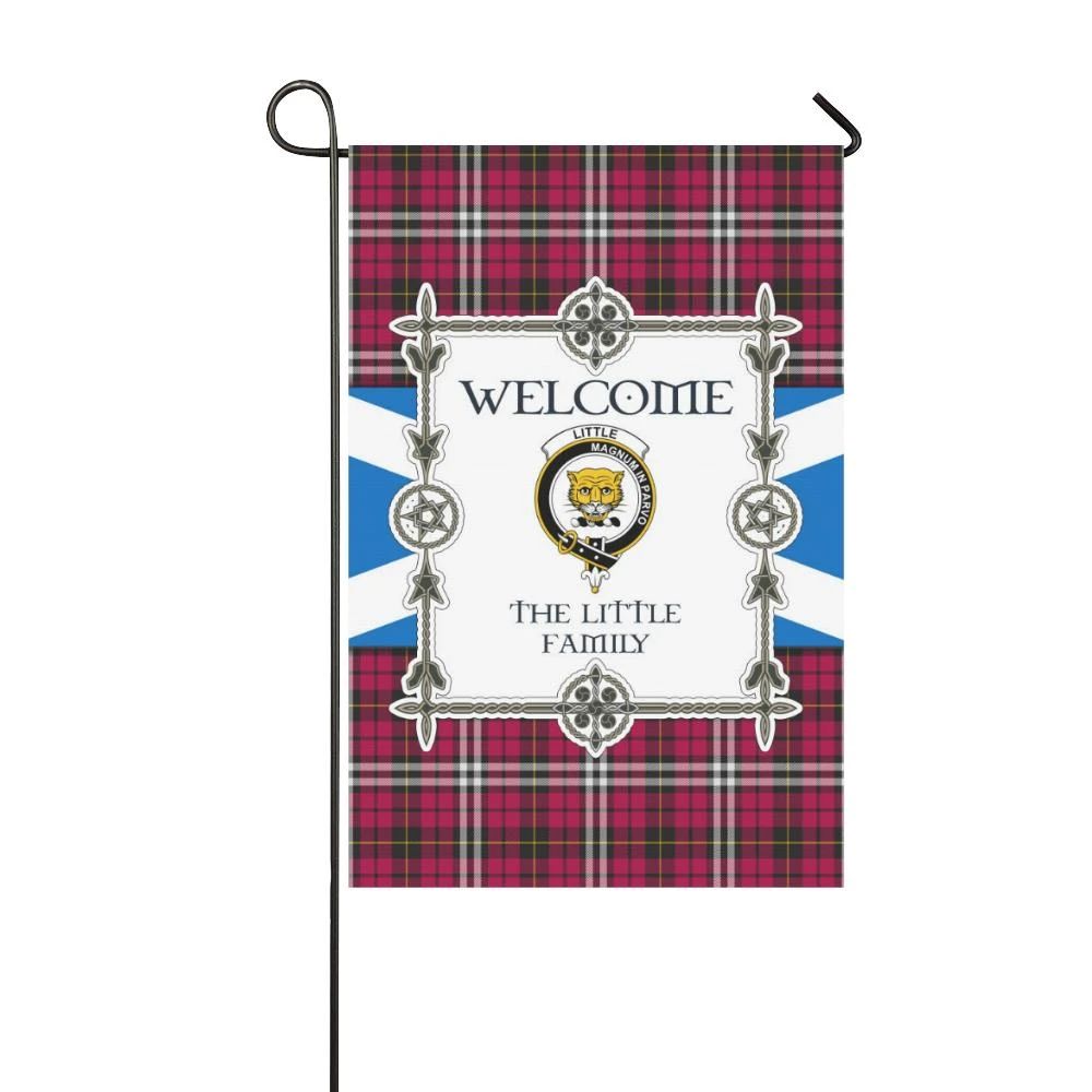 Little Clan Garden Flag, Scottish Tartan Little Clans Garden Flag New Style