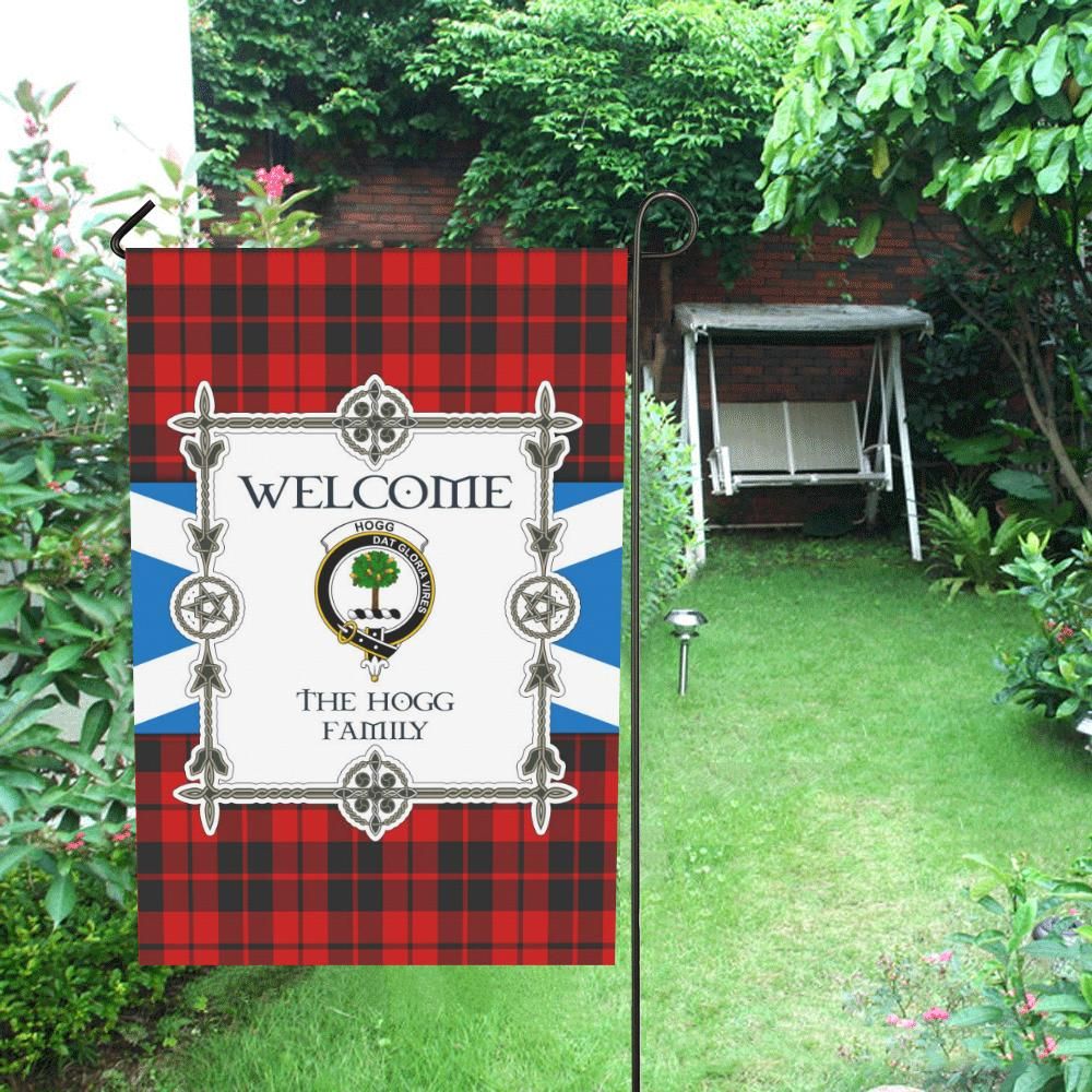 Hogg Clan Garden Flag, Scottish Tartan Hogg Clans Garden Flag New Style