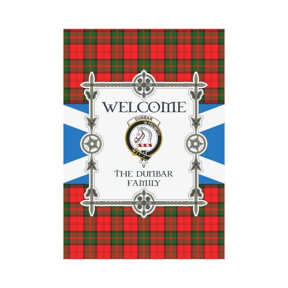 Dunbar Clan Garden Flag, Scottish Tartan Dunbar Clans Garden Flag New Style