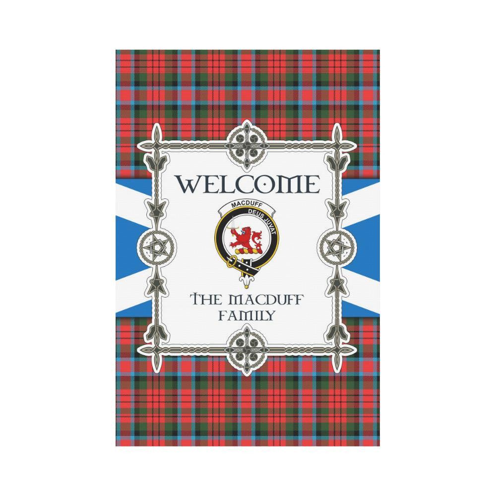 Macduff Clan Garden Flag, Scottish Tartan Macduff Clans Garden Flag New Style