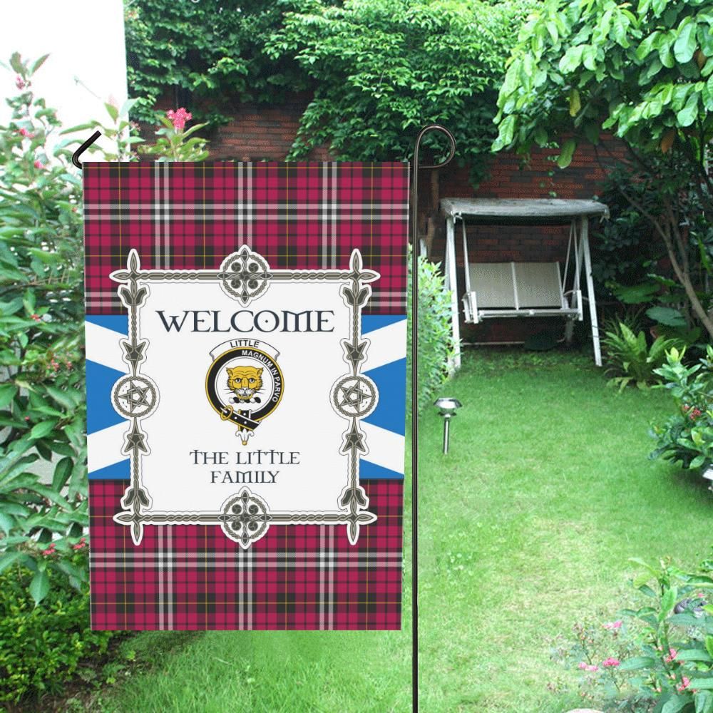 Little Clan Garden Flag, Scottish Tartan Little Clans Garden Flag New Style
