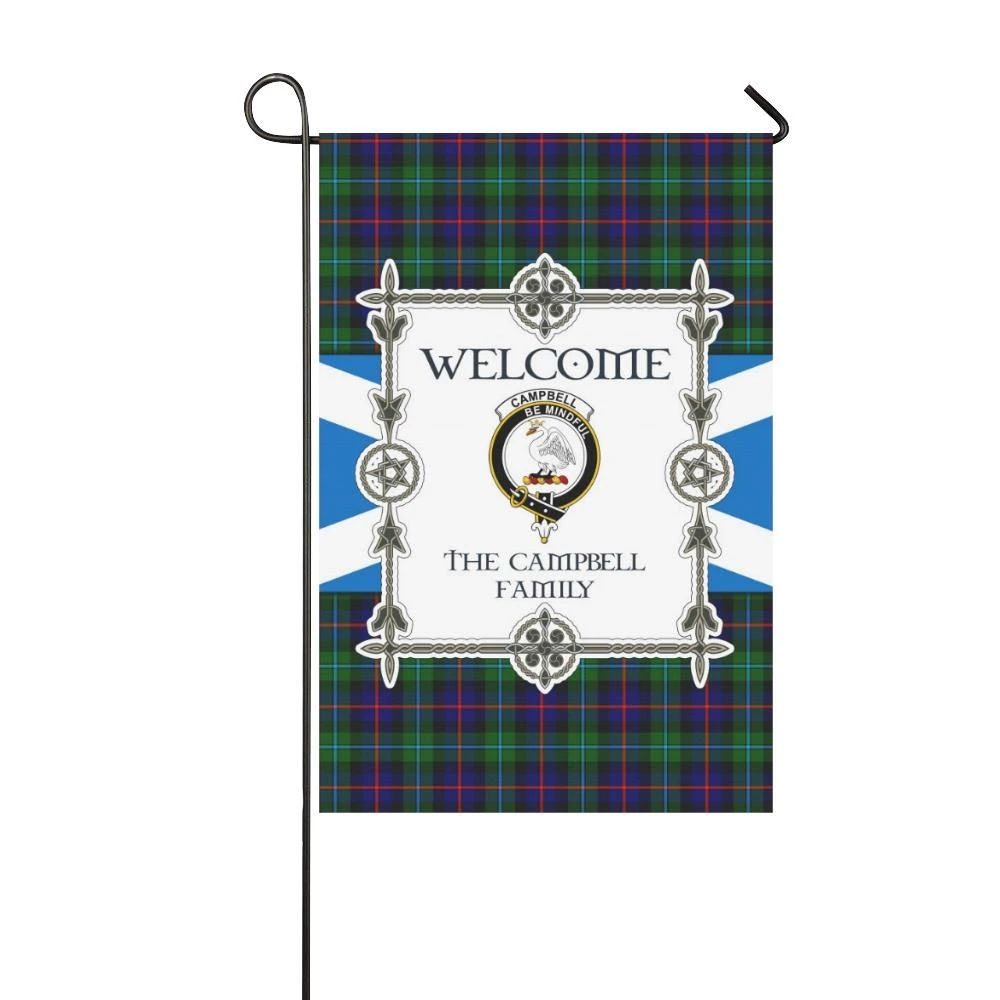 Campbell Clan Garden Flag, Scottish Tartan Campbell Clans Garden Flag New Style