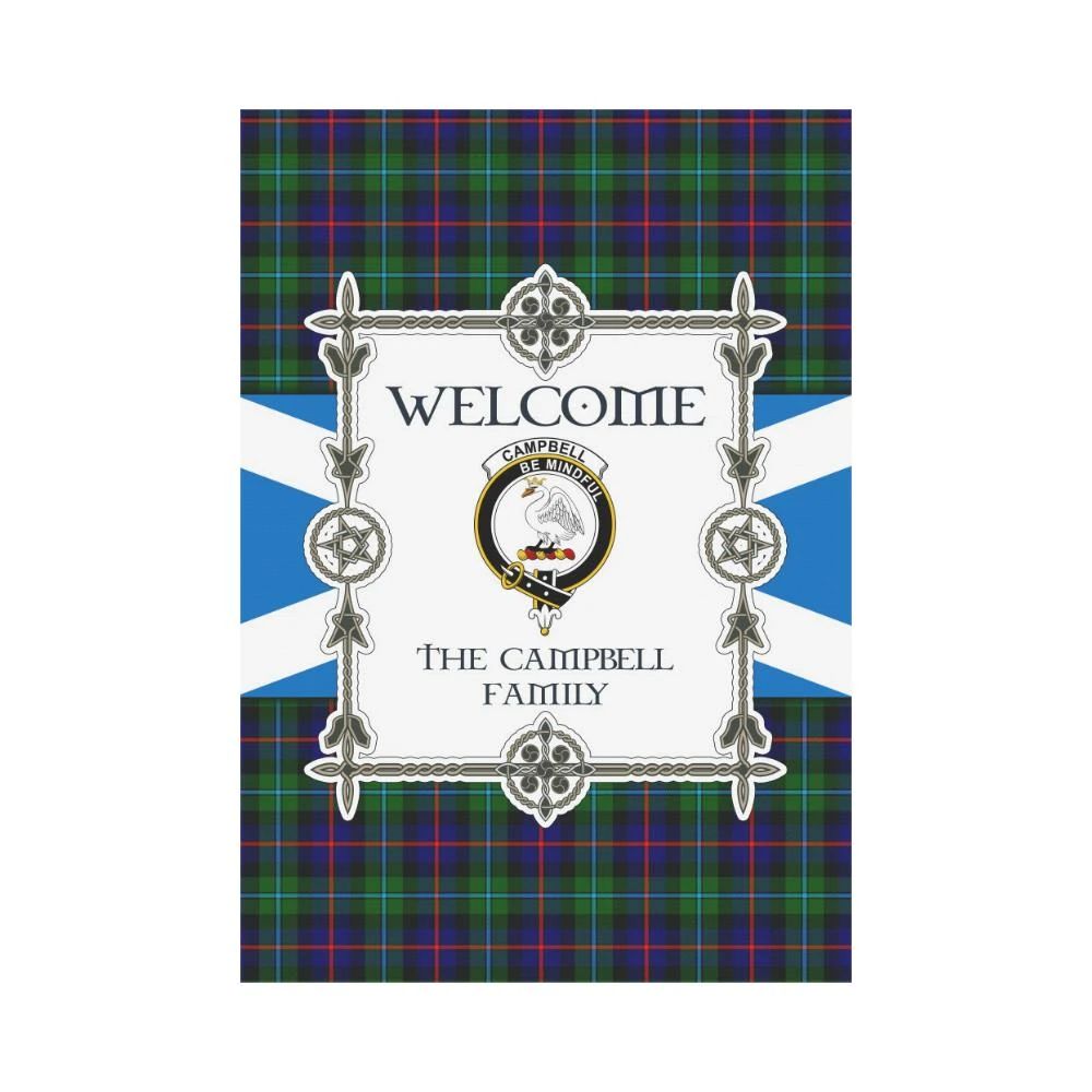 Campbell Clan Garden Flag, Scottish Tartan Campbell Clans Garden Flag New Style