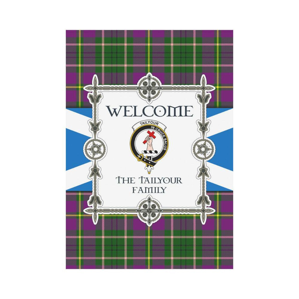Tailyour Clan Garden Flag, Scottish Tartan Tailyour Clans Garden Flag New Style