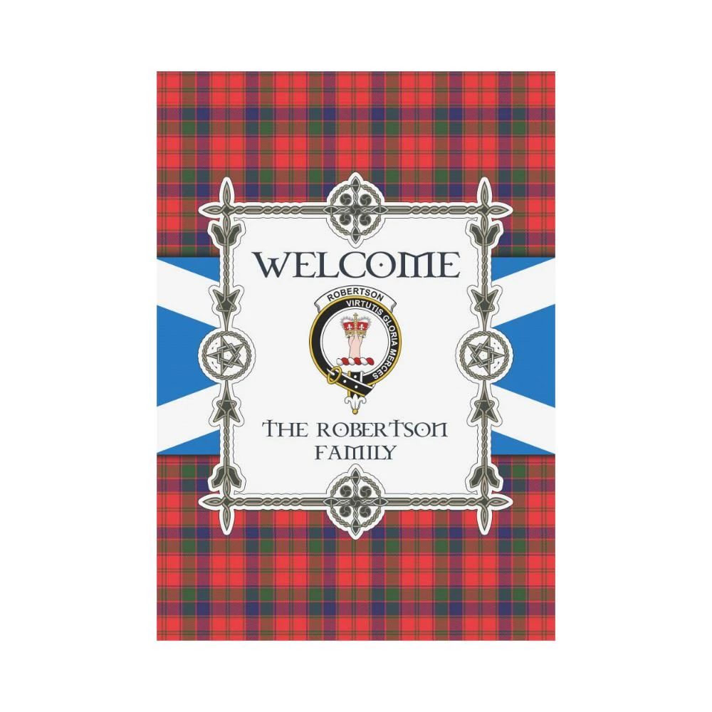 Robertson Clan Garden Flag, Scottish Tartan Robertson Clans Garden Flag New Style